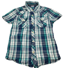 Load image into Gallery viewer, Boys BLUkids, checked lightweight cotton short sleeve shirt, FUC, size 10,  