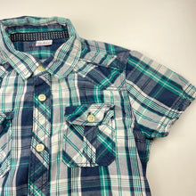 Load image into Gallery viewer, Boys BLUkids, checked lightweight cotton short sleeve shirt, FUC, size 10,  