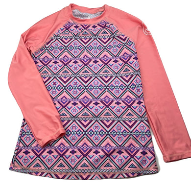 Girls BODY GLOVE, long sleeve rashie / swim top, EUC, size 10,  
