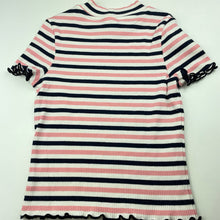 Load image into Gallery viewer, Girls Target, ribbed stretchy striped top, FUC, size 10,  
