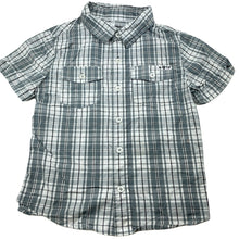 Load image into Gallery viewer, Boys H&amp;T, lightweight cotton short sleeve shirt, FUC, size 5,  