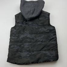 Load image into Gallery viewer, Boys Anko, camo print hooded puffer vest, GUC, size 2,  