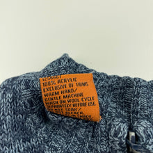 Load image into Gallery viewer, Boys Tilt, blue marle knitted zip up sweater, EUC, size 6,  