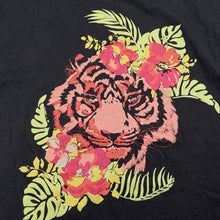 Load image into Gallery viewer, Girls Mango, grey cotton t-shirt dress, tiger, EUC, size 6, L: 57cm