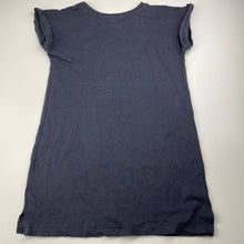 Load image into Gallery viewer, Girls Mango, grey cotton t-shirt dress, tiger, EUC, size 6, L: 57cm