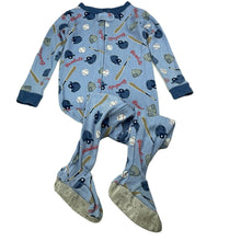 Load image into Gallery viewer, Boys Carters, cotton zip coverall / romper, baseball, GUC, size 2,  
