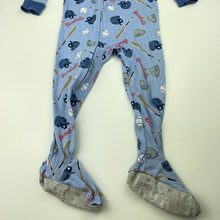 Load image into Gallery viewer, Boys Carters, cotton zip coverall / romper, baseball, GUC, size 2,  