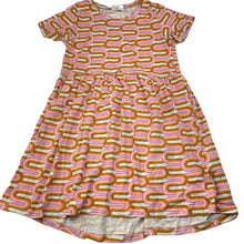 Load image into Gallery viewer, Girls Cotton On, retro print short sleeve dress, EUC, size 7, L: 61cm