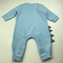 Load image into Gallery viewer, Boys Dymples, fleece lined romper, dinosaur, GUC, size 00,  