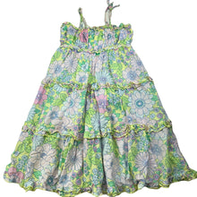 Load image into Gallery viewer, Girls Cotton On, lined floral cotton summer dress, GUC, size 3, L: 65cm