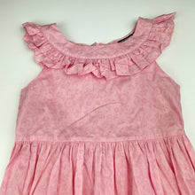 Load image into Gallery viewer, Girls Papoose, lightweight floral cotton dress, EUC, size 5, L: 61cm