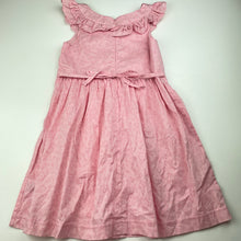 Load image into Gallery viewer, Girls Papoose, lightweight floral cotton dress, EUC, size 5, L: 61cm