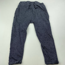 Load image into Gallery viewer, Boys Next, navy lightweight cotton pants, elasticated, Inside leg: 32cm, EUC, size 2-3,  