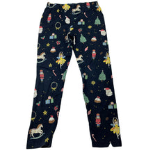 Load image into Gallery viewer, Girls Target, navy Christmas leggings, Inside leg: 41cm, GUC, size 5,  