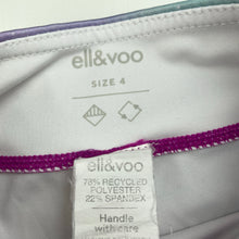 Load image into Gallery viewer, Girls Ell &amp; Voo, cropped sports / activewear leggings, Inside leg: 29cm, GUC, size 4,  