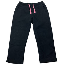 Load image into Gallery viewer, Girls Target, black fleece lined track pants, elasticated, Inside leg: 35cm, GUC, size 3,  