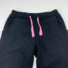 Load image into Gallery viewer, Girls Target, black fleece lined track pants, elasticated, Inside leg: 35cm, GUC, size 3,  