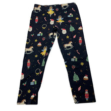 Load image into Gallery viewer, Girls Target, stretchy Christmas leggings, Inside leg: 38cm, GUC, size 4,  