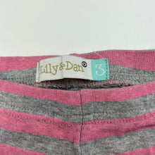 Load image into Gallery viewer, Girls Lily &amp; Dan, striped pyjama pants / bottoms, FUC, size 3,  