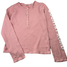 Load image into Gallery viewer, Girls Country Road, waffle cotton long sleeve henley top, GUC, size 12,  
