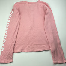 Load image into Gallery viewer, Girls Country Road, waffle cotton long sleeve henley top, GUC, size 12,  