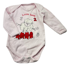 Load image into Gallery viewer, Girls pink, cotton bodysuit / romper, GUC, size 000,  