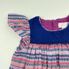 Load image into Gallery viewer, Girls Pumpkin Patch, lined lightweight cotton dress, GUC, size 2, L: 48cm