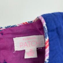 Load image into Gallery viewer, Girls Pumpkin Patch, lined lightweight cotton dress, GUC, size 2, L: 48cm