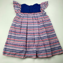 Load image into Gallery viewer, Girls Pumpkin Patch, lined lightweight cotton dress, GUC, size 2, L: 48cm