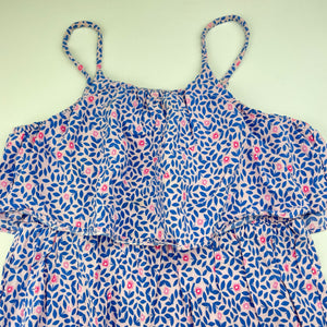 Girls Cotton On, viscose floral summer dress, FUC, size 3, L: 56cm