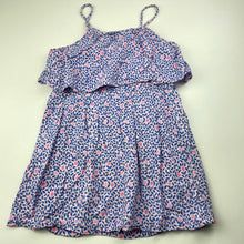 Load image into Gallery viewer, Girls Cotton On, viscose floral summer dress, FUC, size 3, L: 56cm