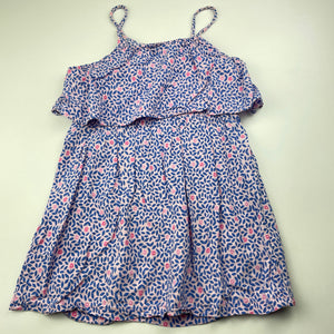 Girls Cotton On, viscose floral summer dress, FUC, size 3, L: 56cm