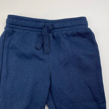 Load image into Gallery viewer, unisex Anko, navy fleece lined track pants, elasticated, Inside leg: 28.5cm, GUC, size 2,  