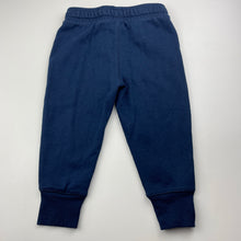 Load image into Gallery viewer, unisex Anko, navy fleece lined track pants, elasticated, Inside leg: 28.5cm, GUC, size 2,  