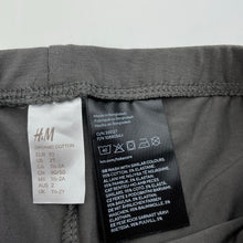 Load image into Gallery viewer, Girls H&amp;M, organic cotton blend leggings, Inside leg: 31cm, EUC, size 2,  