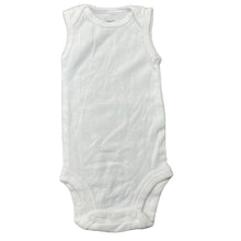Load image into Gallery viewer, unisex Carters, white cotton singletsuit / romper, EUC, size 0000,  