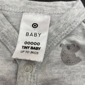 unisex Target, soft cotton romper, koalas, GUC, size 00000,  