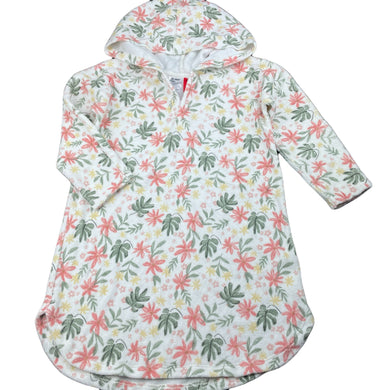 Girls Anko, floral hooded beach cover / top, EUC, size 2,  