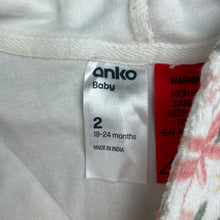 Load image into Gallery viewer, Girls Anko, floral hooded beach cover / top, EUC, size 2,  