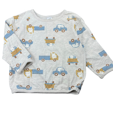 unisex Anko, lightweight sweater / jumper, rabbits, GUC, size 2,  