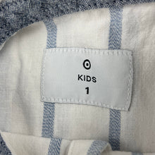 Load image into Gallery viewer, Boys Target, cotton / linen long sleeve shirt, FUC, size 1,  