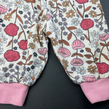 Load image into Gallery viewer, Girls Target, flannel organic cotton floral pyjama pants, GUC, size 00,  