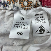 Load image into Gallery viewer, Girls Target, flannel organic cotton floral pyjama pants, GUC, size 00,  
