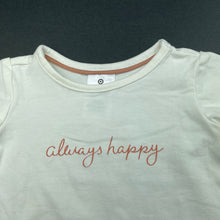 Load image into Gallery viewer, Girls Target, stretchy organic cotton blend t-shirt / top, EUC, size 0000,  