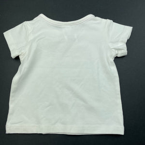 Girls Target, stretchy organic cotton blend t-shirt / top, EUC, size 0000,  