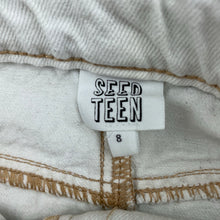 Load image into Gallery viewer, Girls Seed, denim skirt, adjustable, L: 31cm, GUC, size 8,  