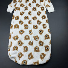 Load image into Gallery viewer, unisex Dymples, soft fleece sleeping bag, bears, GUC, size 0-1,  