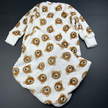 Load image into Gallery viewer, unisex Dymples, soft fleece sleeping bag, bears, GUC, size 0-1,  
