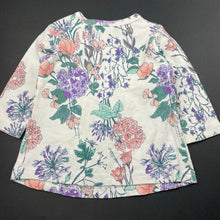 Load image into Gallery viewer, Girls Ollies Place, floral cotton long sleeve top, GUC, size 00,  