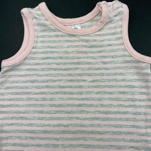 Load image into Gallery viewer, Girls Target, striped stretchy romper, EUC, size 00,  